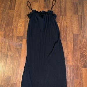 Blk Spaghetti Dress